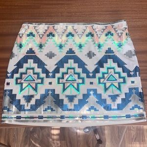Express Sequin Skirt